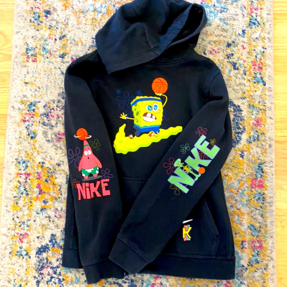 (Rare) Unisex NIKE Spongebob & Nike Collab Hoodie